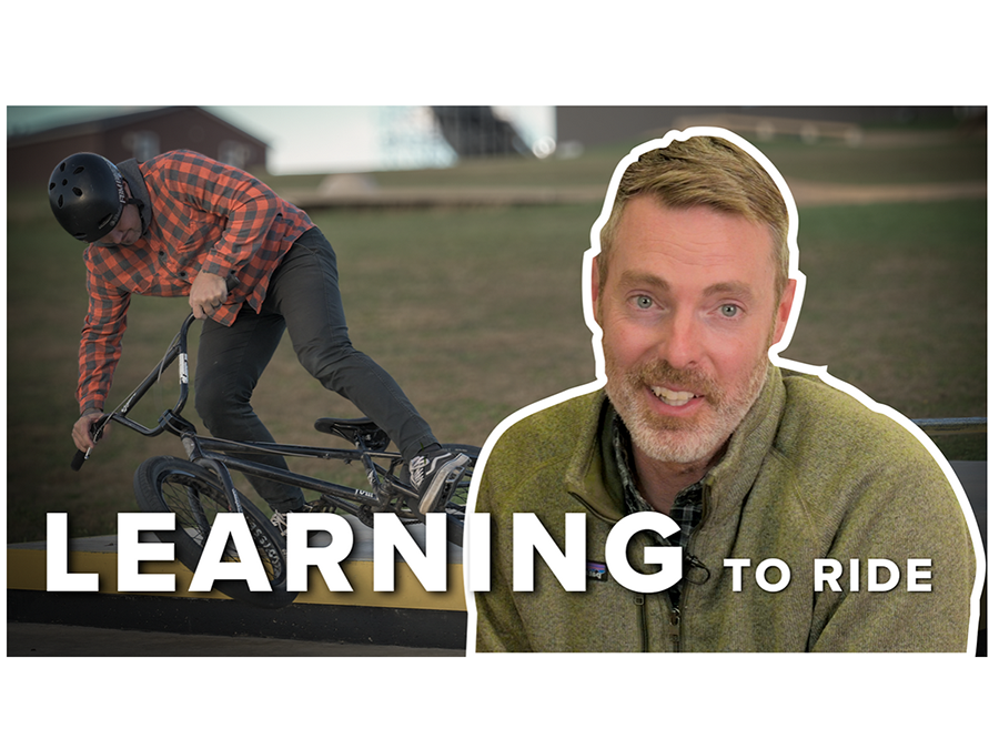 A small thumbnail for the Learning to Ride story