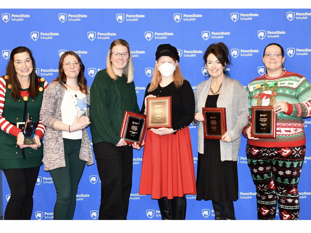 Schuylkill Faculty and Staff Recognition Ceremony awardees