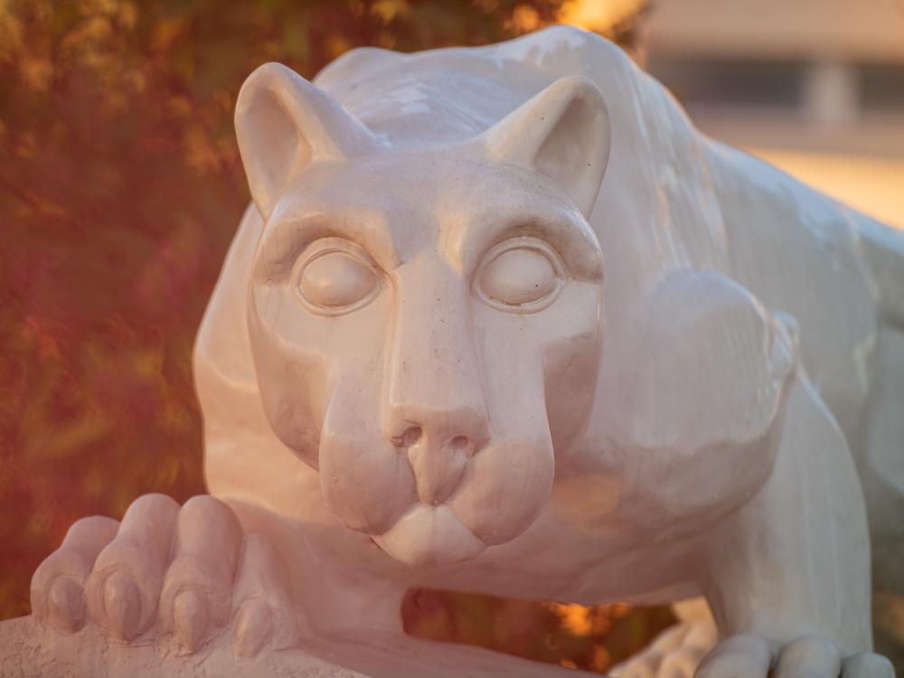 The Nittany Lion Shrine at Penn State New Kensington.