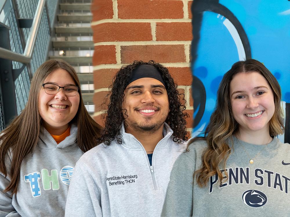 Braylee Klinger, Juan Serrano and Emily Kiefer