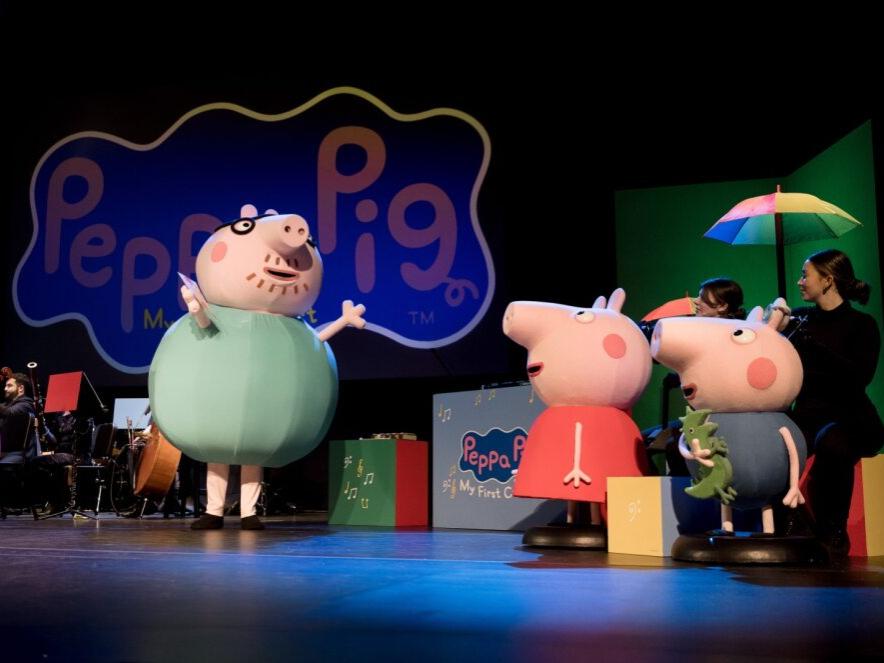 A picture from a past performance of "Peppa Pig: My First Concert"