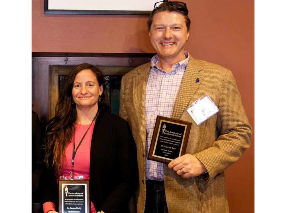 Lauren Duffy and Derrick Taff