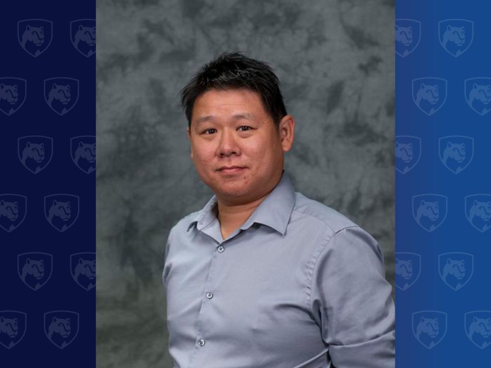 man looking at camera