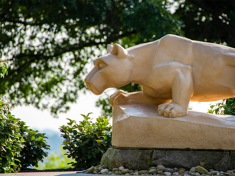 Lion Shrine at Penn State Fayette.