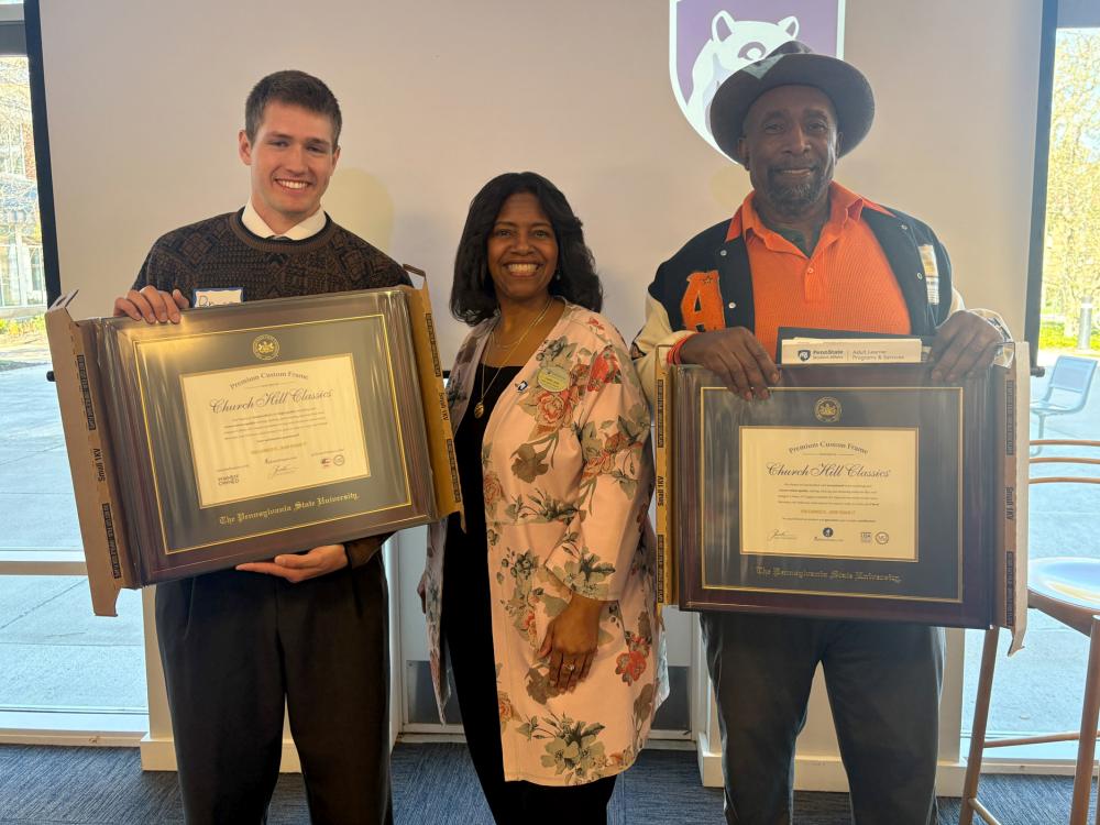 The Outstanding Adult Student Award highlights the contributions of adult learners at Penn State and recognizes the impact they have within the University community.