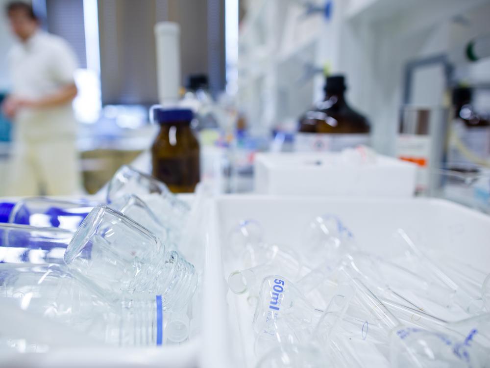 Abstract image of lab equipment