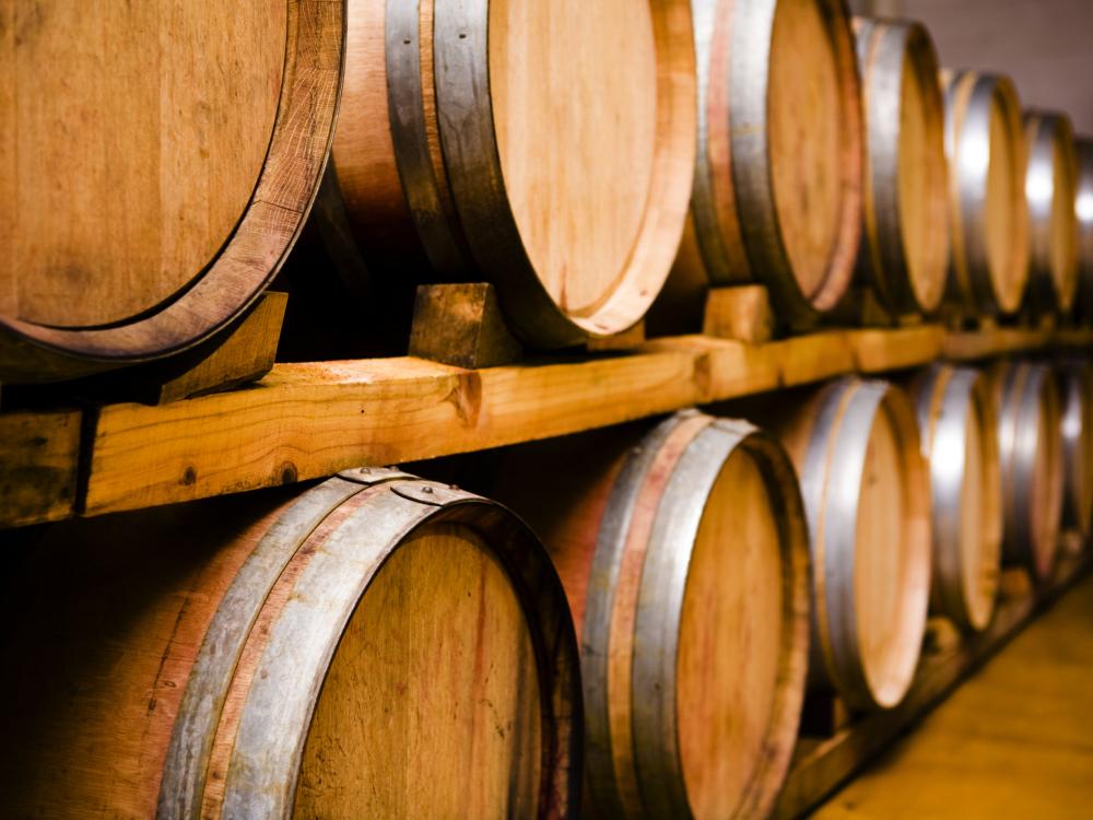 wine barrels 