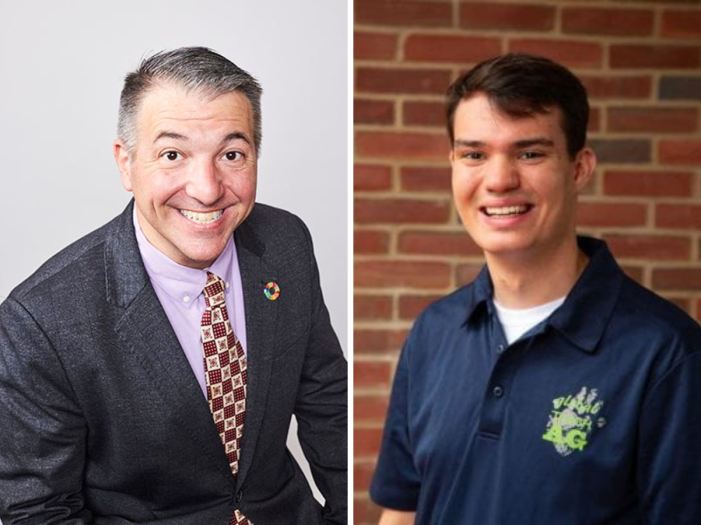 A headshot of Daniel Foster next to a headshot of Thomas Gabel