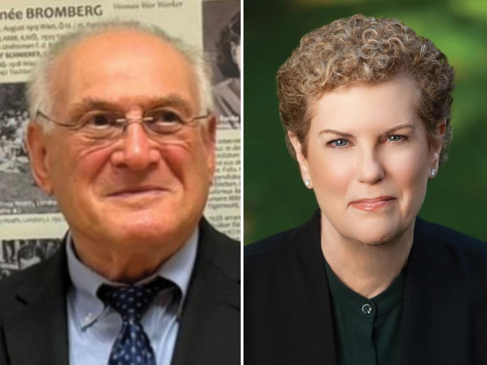 Headshots of Raymond Polak and Pamela Nadell