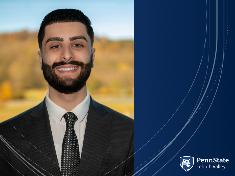 a headshot of spring 2026 student marshal George Mamary 