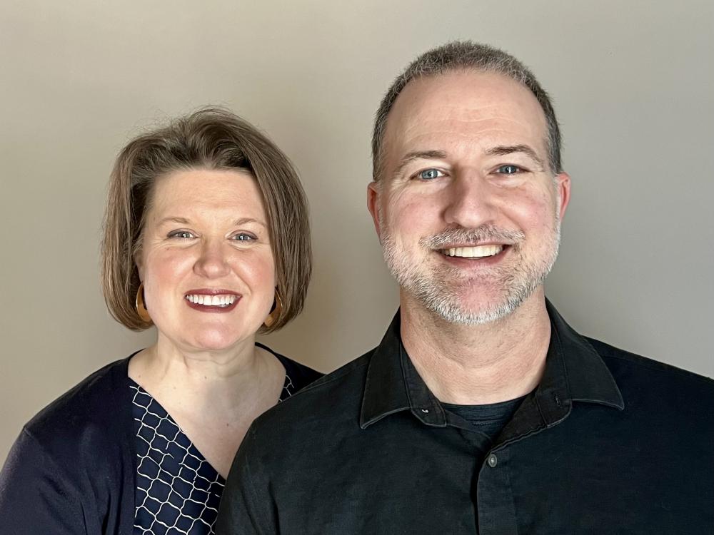 A portrait of Becky and Matt Totzke, who created an endowment to support nursing students at Penn State Behrend