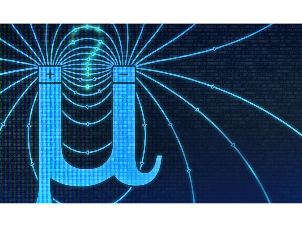 An artistic representation of Greek letter mu 