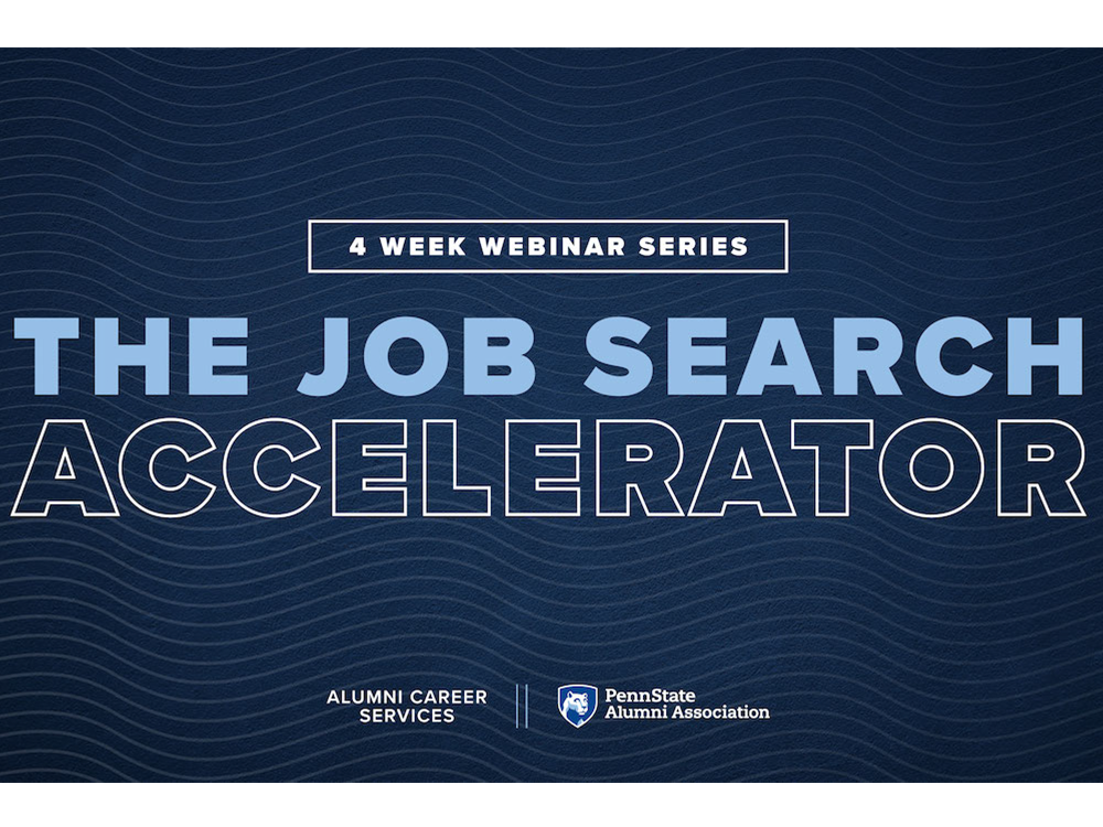 4-week Job Search Accelerator webinar series promotional image