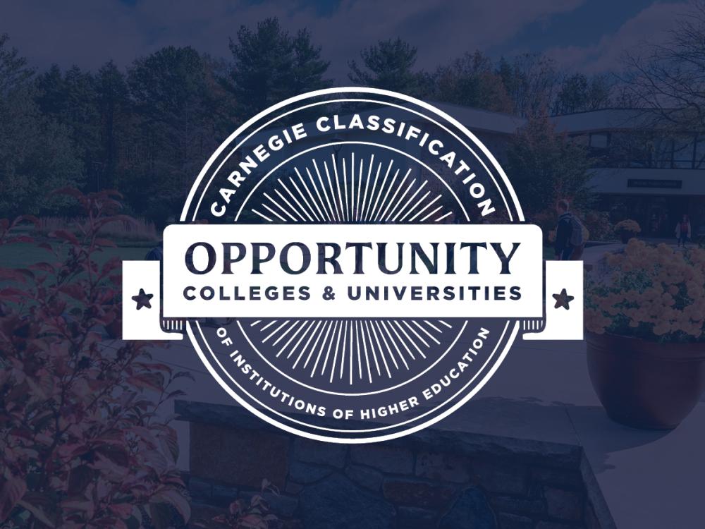 Logo reading "Opportunity Colleges and Universities: Carnegie Classification of Institutions of Higher Education"