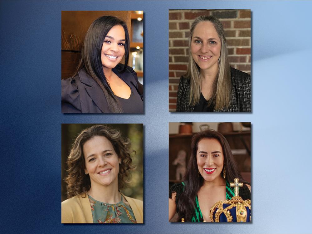 Headshots of four of the Imagine your Business grants