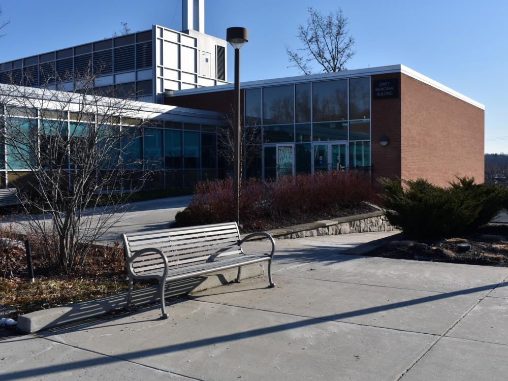 The exterior of the Swift Building at Penn State DuBois.
