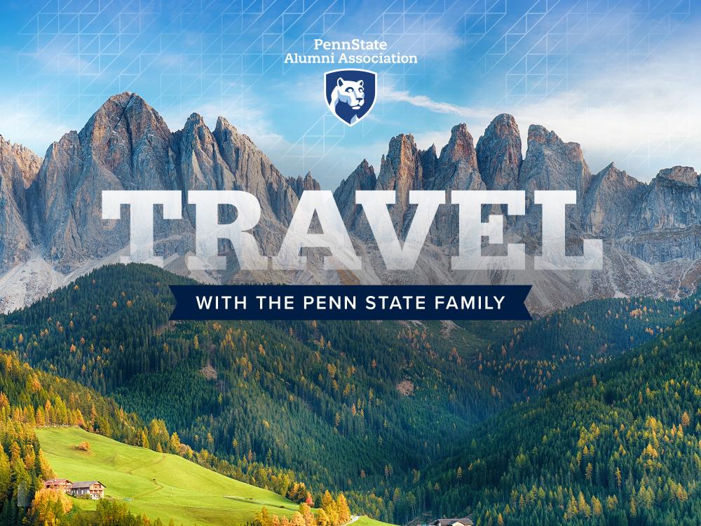 Penn State alumni travel graphic