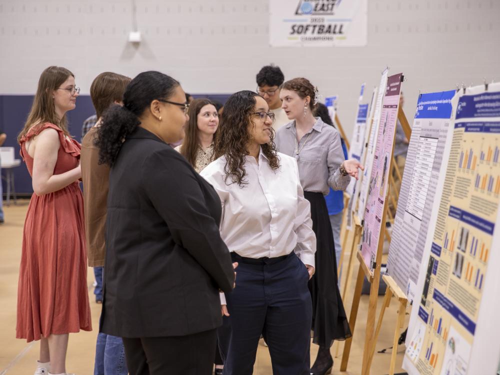Students present their research