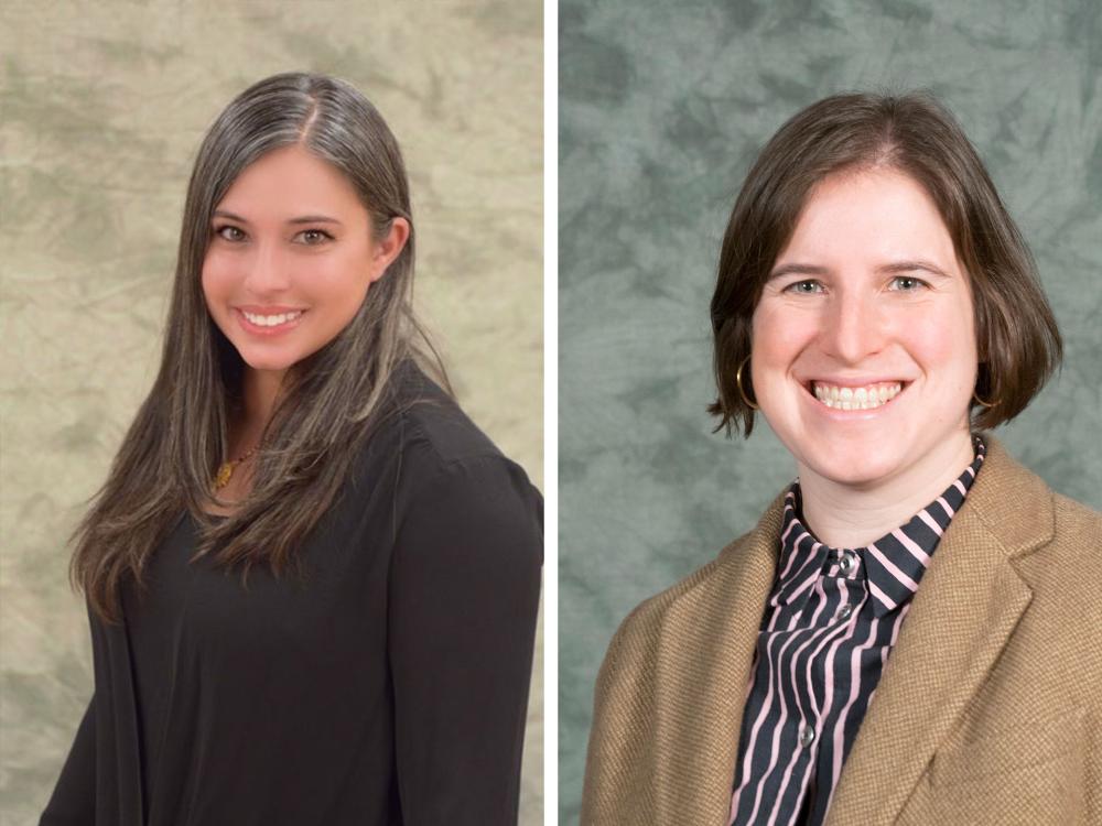 headshots of two women