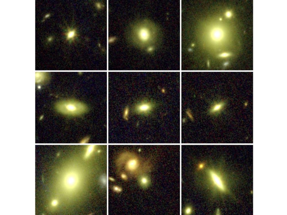 images of distant galaxies