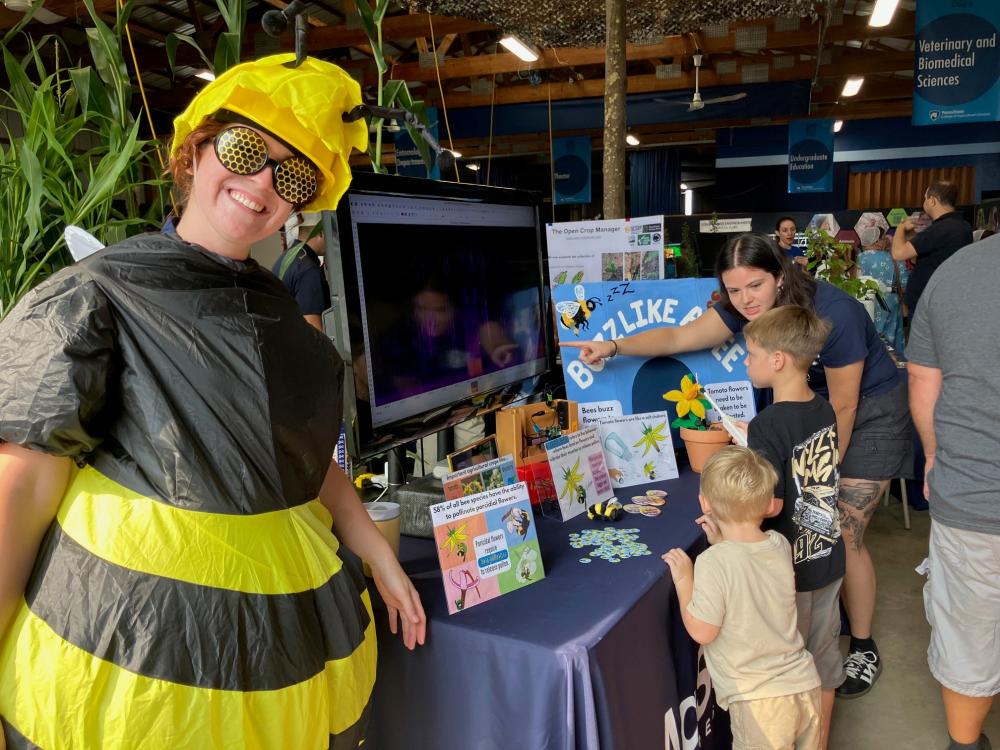 Pollinator exhibit at APD