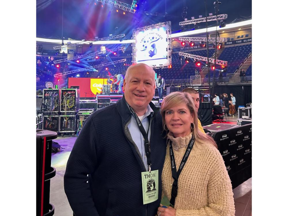 Tom and Colleen Weber at THON.