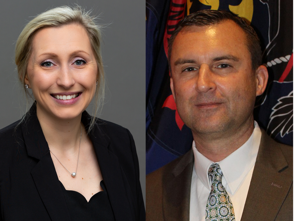 Headshots of Hannah Moyer and Darren Gill, who will be presenting during Commonwealth Sustainability Week