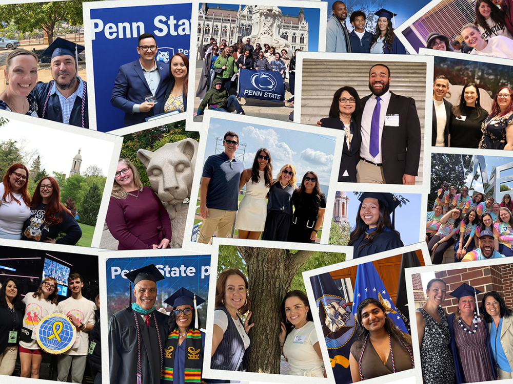 A collage of photos featuring World Campus students.