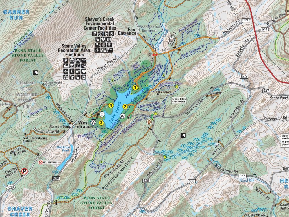 Penn State hunting map