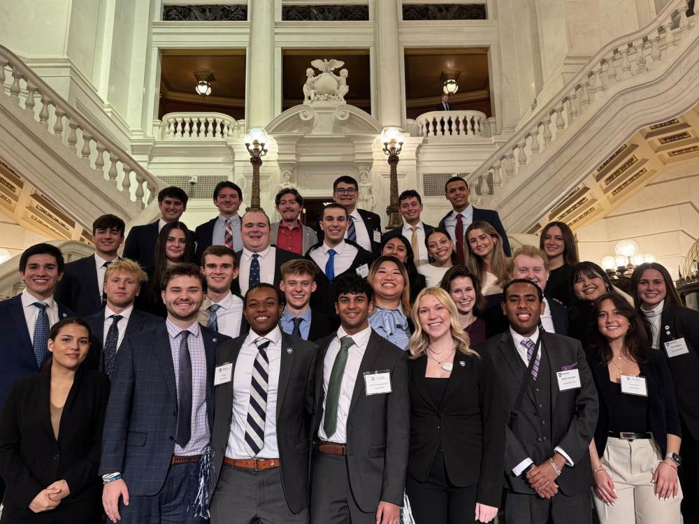 UPUA members at the Penn State Capital Day in 2025.