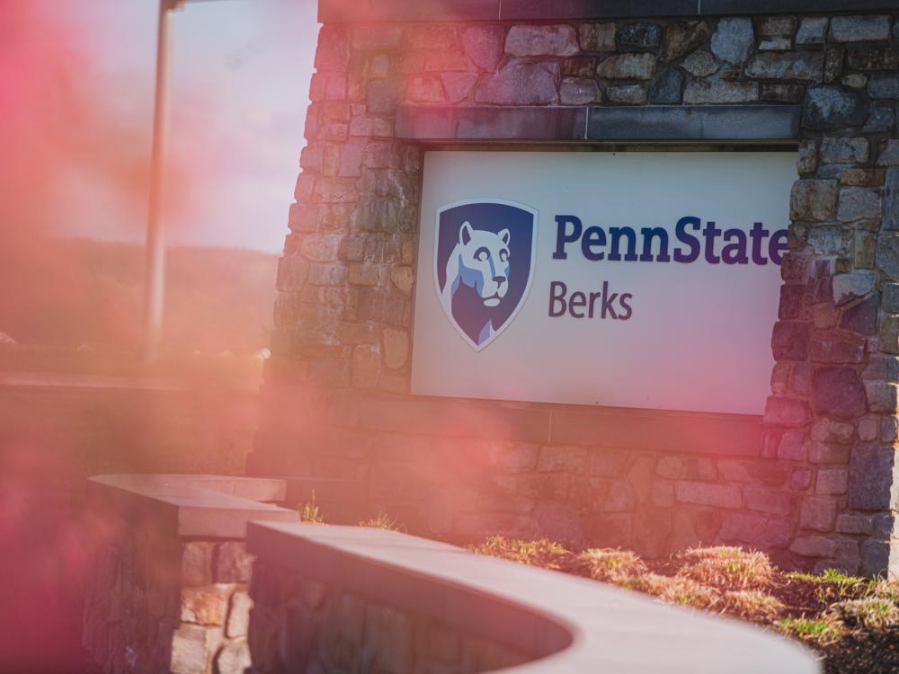 Penn State Berks Entrance Sign
