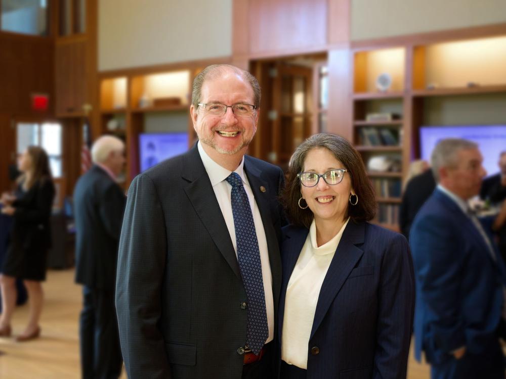 couple at event