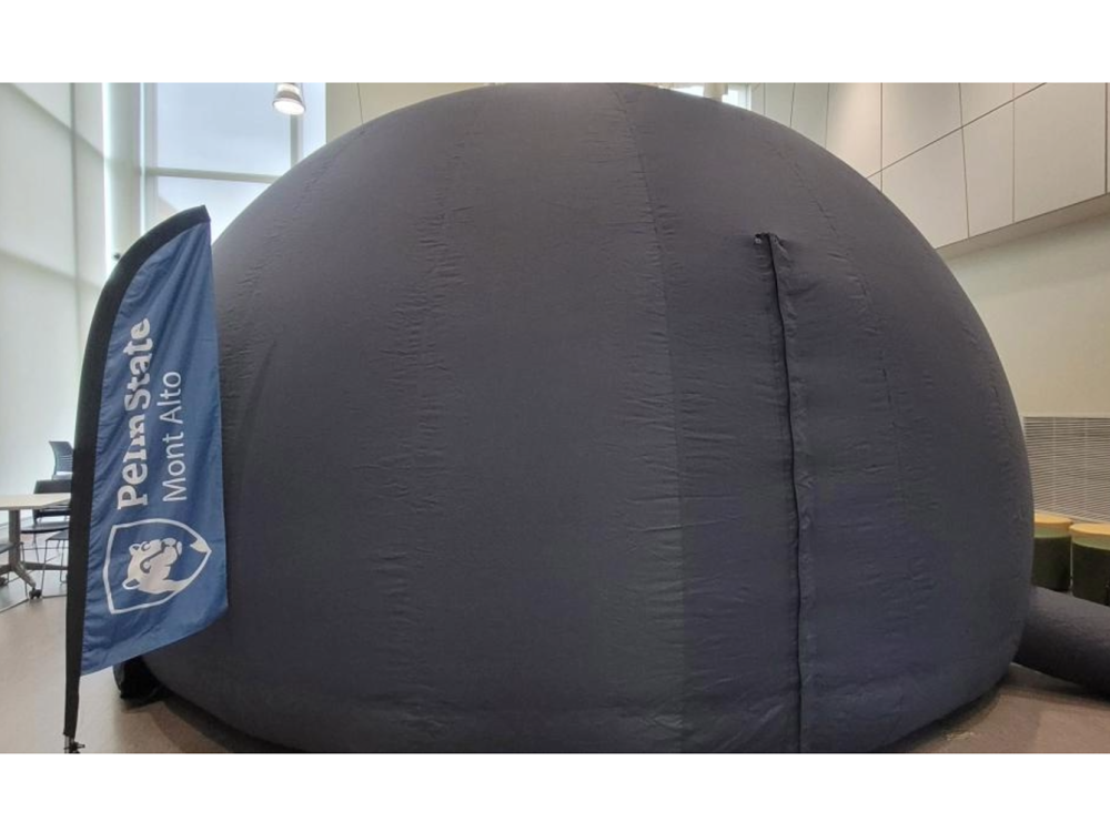 Pop-up Planetarium at Penn State Mont Alto