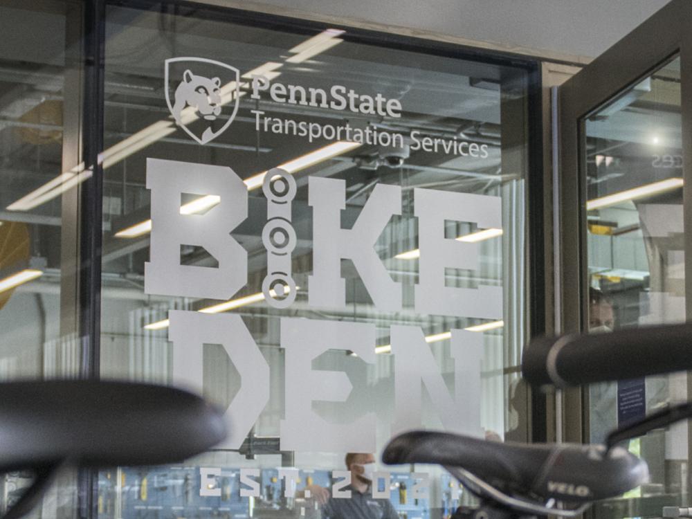 Bike Den entrance 