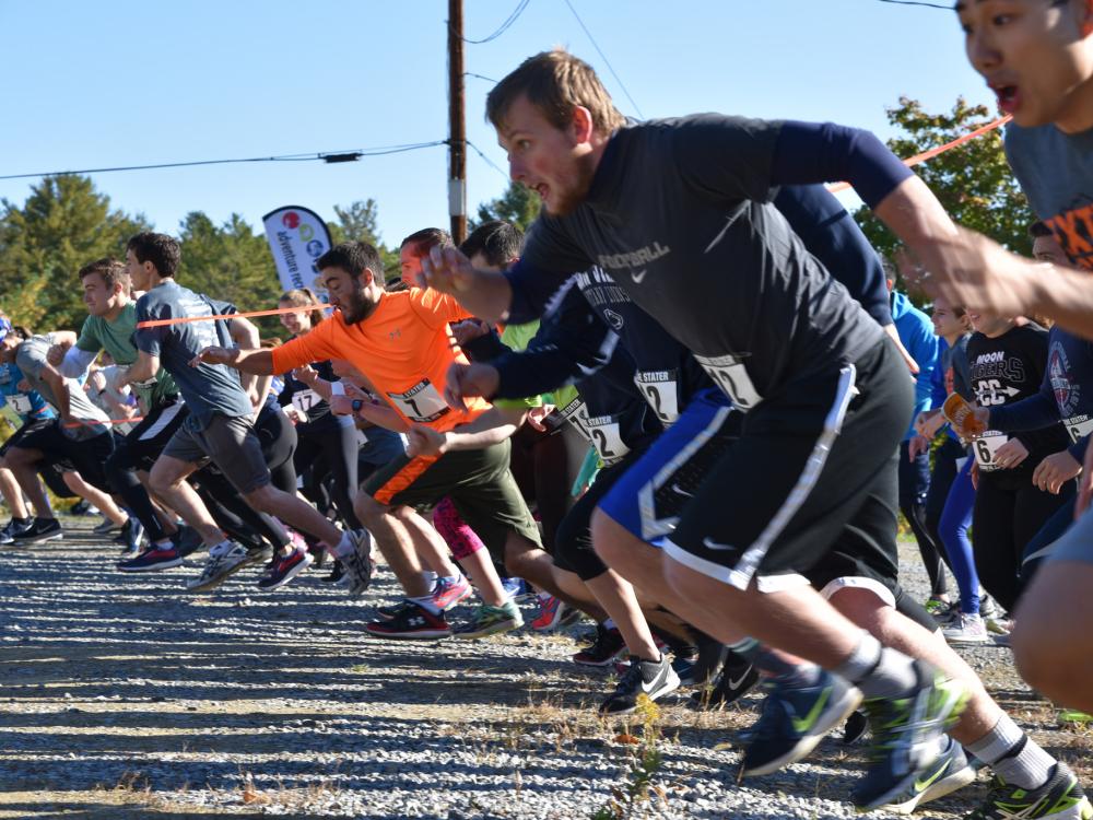 Students take off at the 4th annual Extreme Stater starting line 