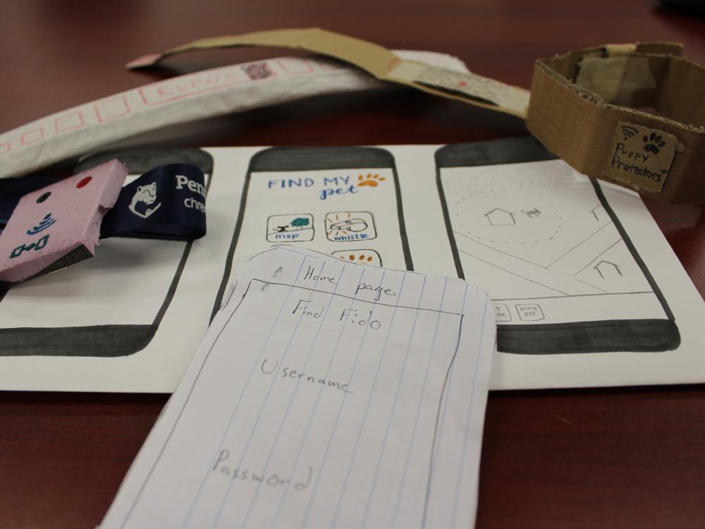 Paper and cardboard prototypes for engineering design 100 course