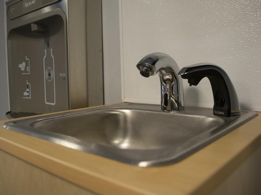 hand washing station