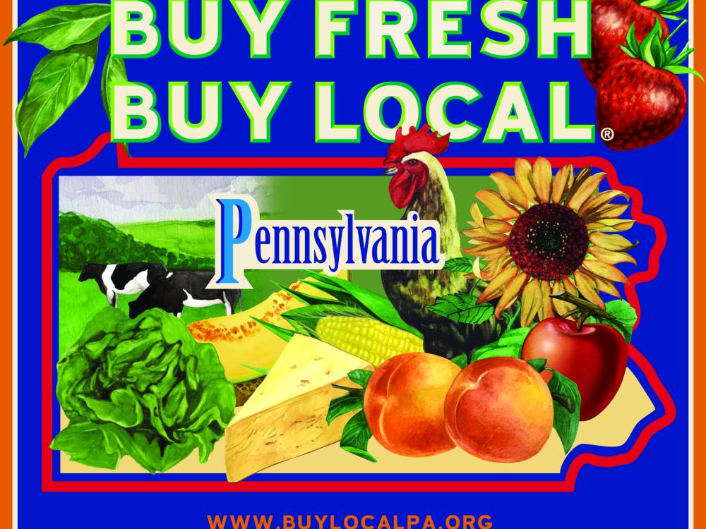 brightly colored painting of fresh produce