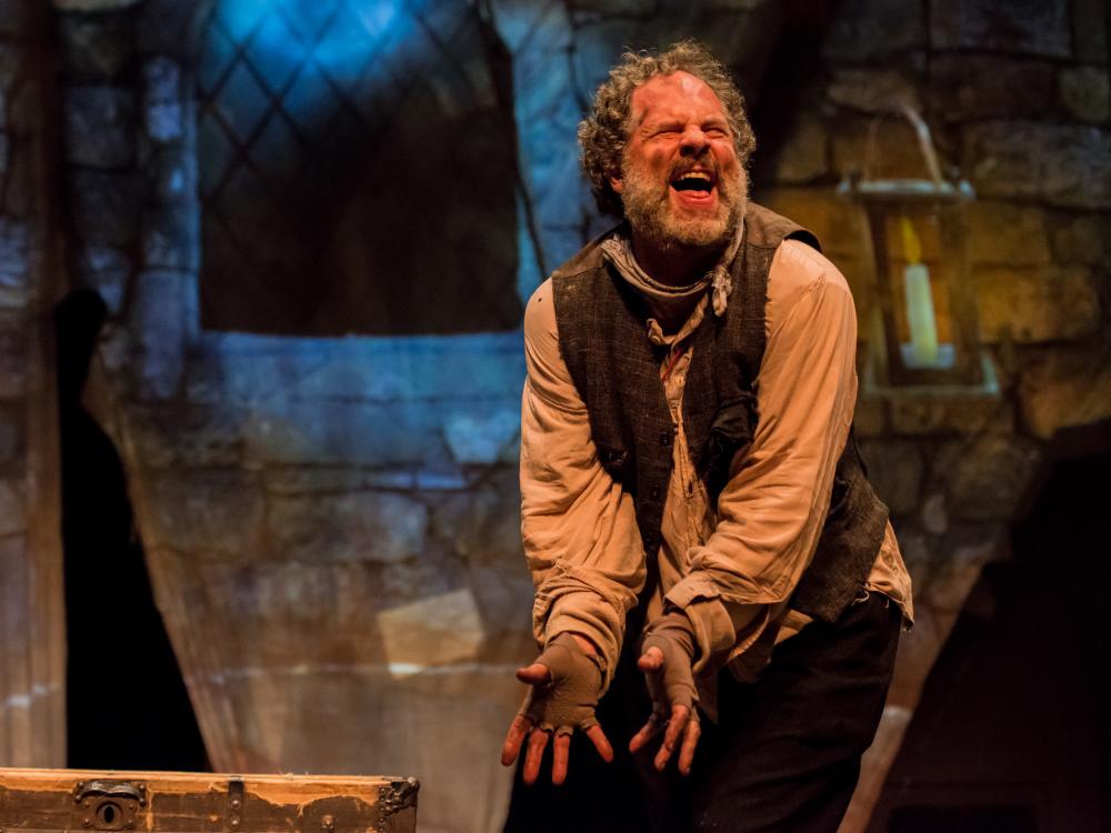 Benjamin Evett performs as the 'Mariner' in Penn State Centre Stage's presentation of  “Albatross."