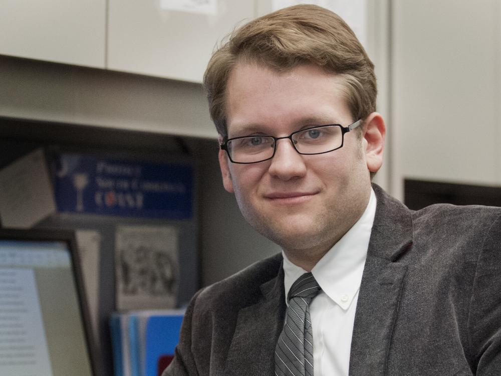 Andrew Prymak, graduate student in Penn State's Dept. of History