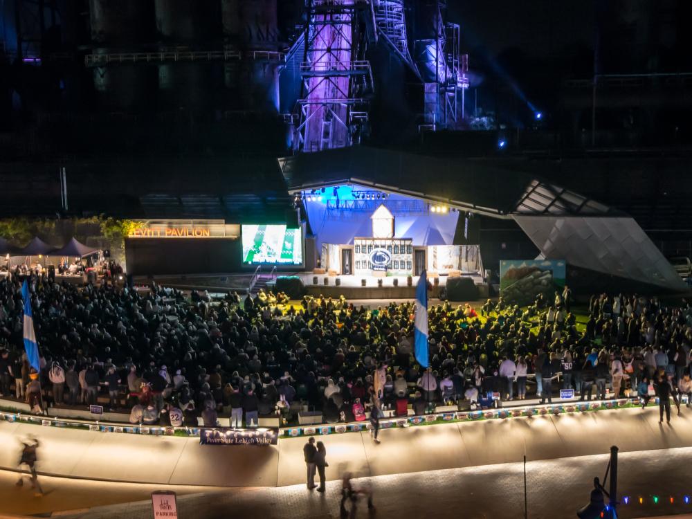 Viewing party at SteelStacks