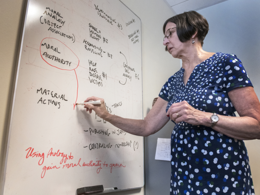Emerita professor of business Barbara Gray
