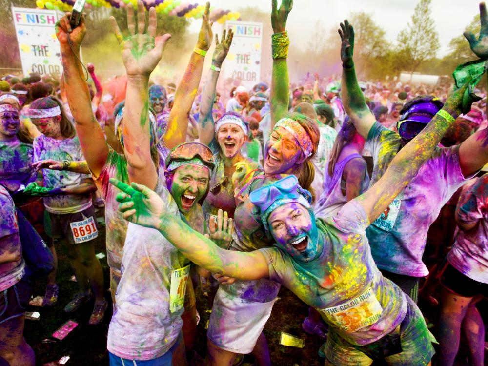 A promotional photo for The Color Run