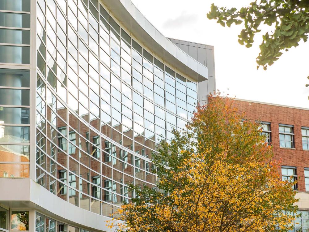 Smeal Business Building on the Penn State University Park campus.