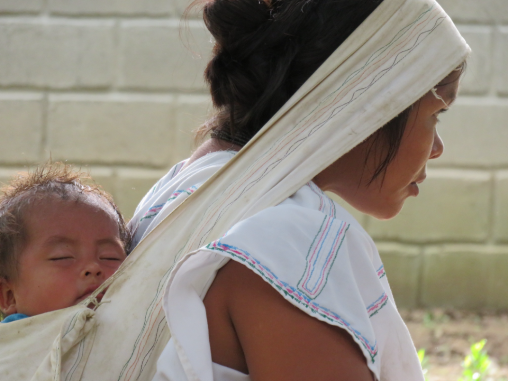 Arhuaco woman and baby