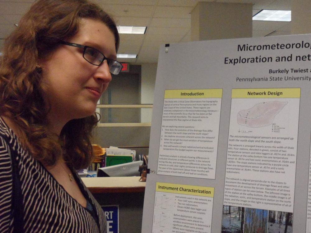 Burkely Twiest at the recent Susquehanna Shale Hills Critical Zone Observatory meeting.