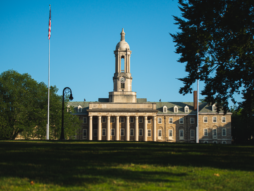 Sunrise photograph of Old Main