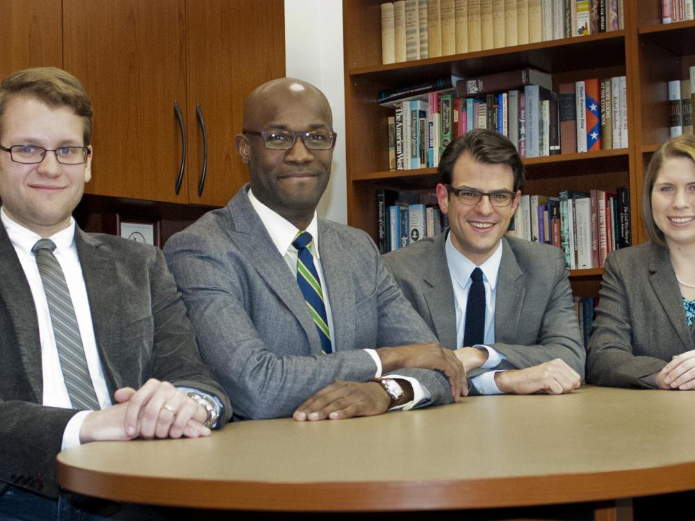 Graduate students in Richards Civil War Research Center