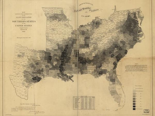 Civil War slave population