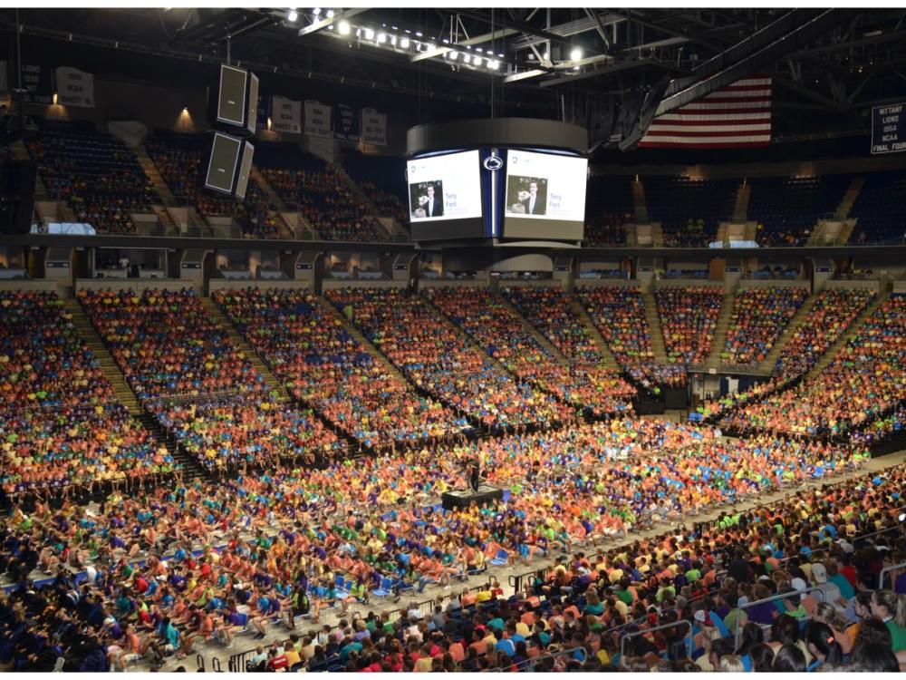 Convocation in the Bryce Jordan Center